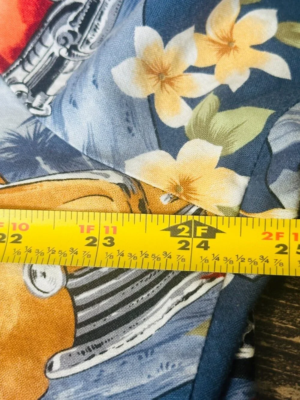 Men’s RJC Hawaiian Shirt  Hot Rod Cars Aloha Floral Short Sleeve XL Extra Large